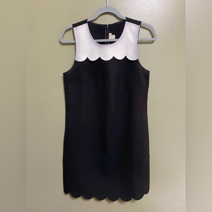 J Crew Black and‎ White Dress, Size 4